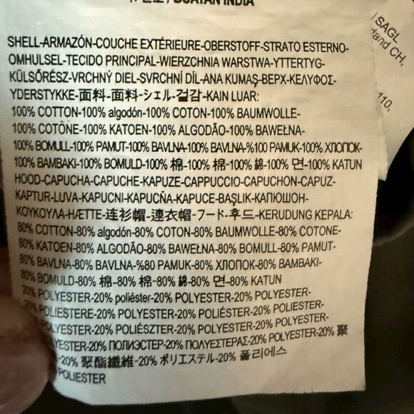 Vans Hooded Canvas Utility Jacket Bomber XL - Picture 6 of 11